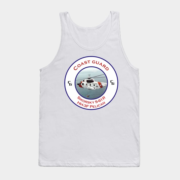 US Coastguard search and rescue Helicopter, Tank Top by AJ techDesigns